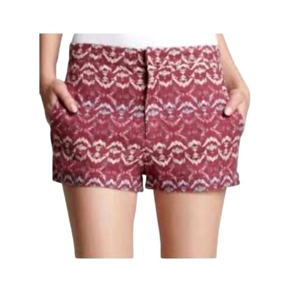 Free People Pants - Free People Shorts Women 6 Wild Plum Tribal Linen Blend Boho Retro
